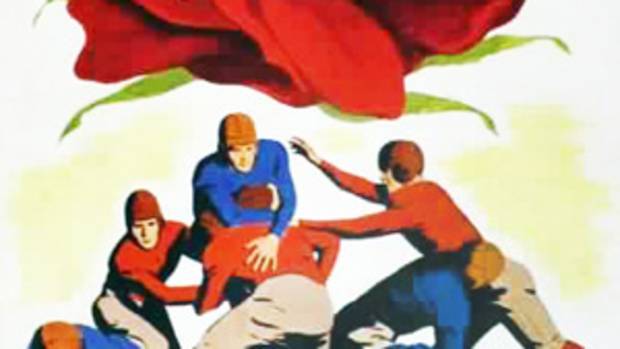 1938 Rose Bowl cover: Alabama vs. Cal